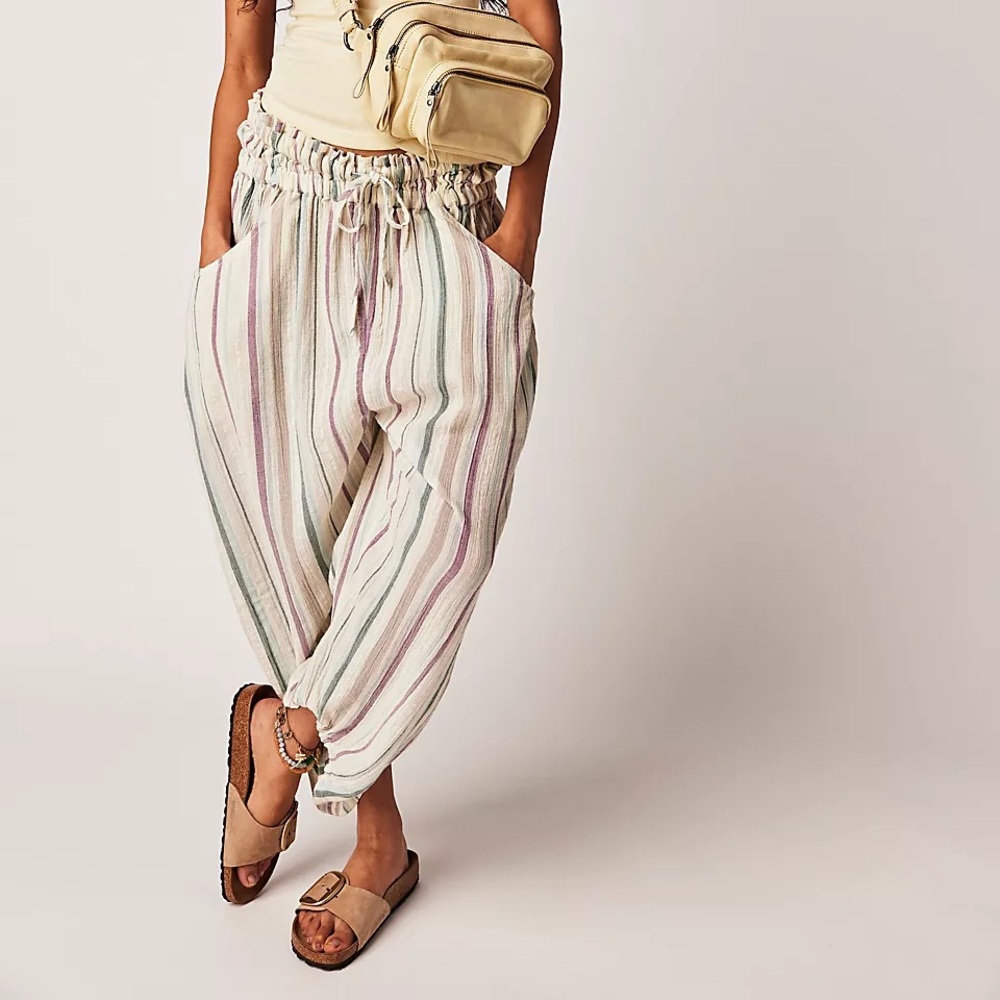 NWT Free People Lust Over Yarn Dyed Pants